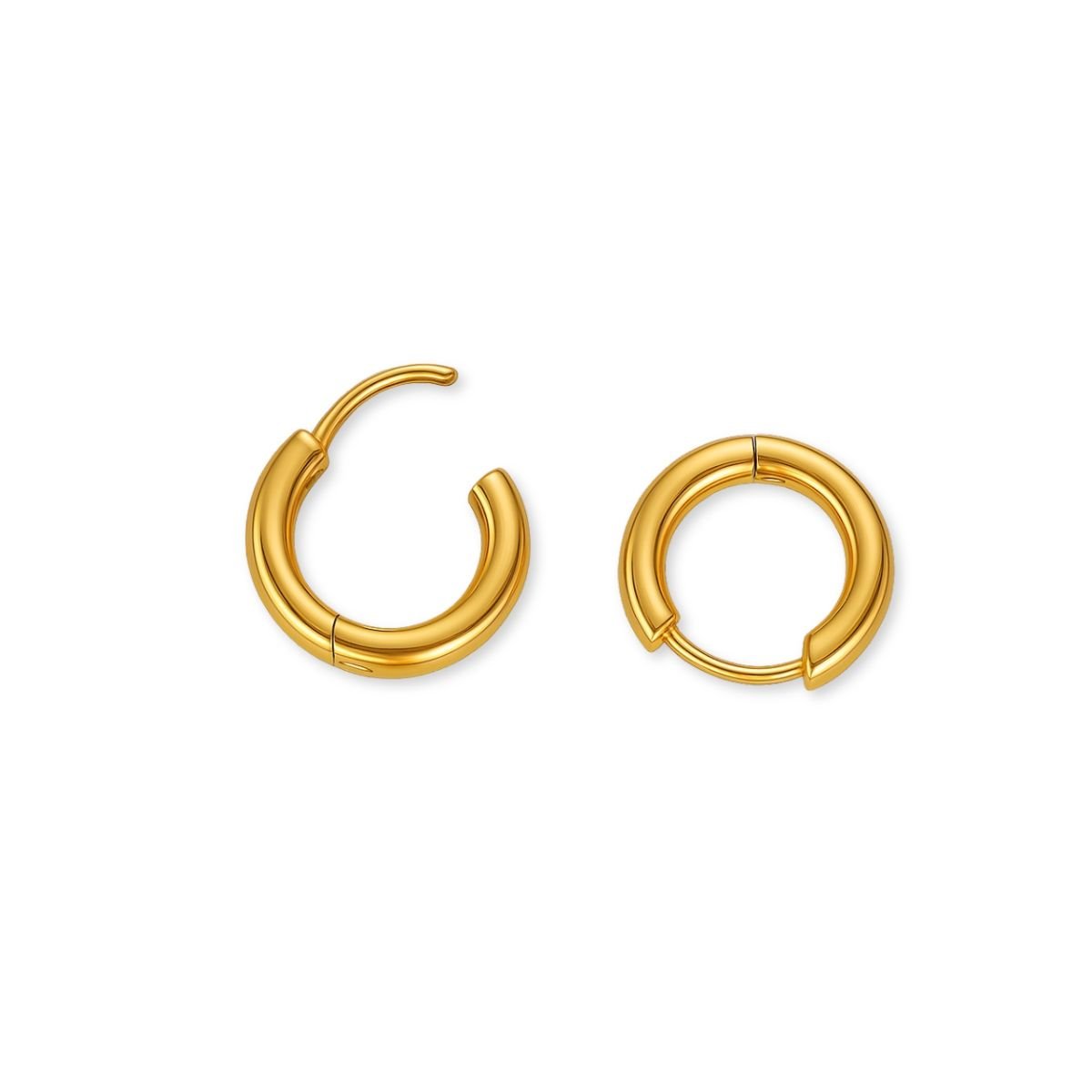 Brinco Argola Click em Aço Inoxidável