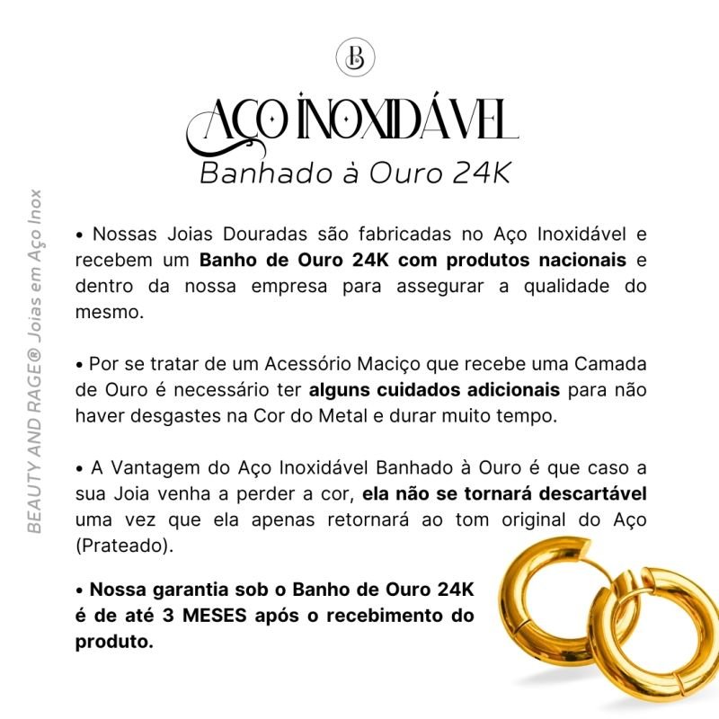 Colar Espírito Santo Elo Português em Aço Inoxidável