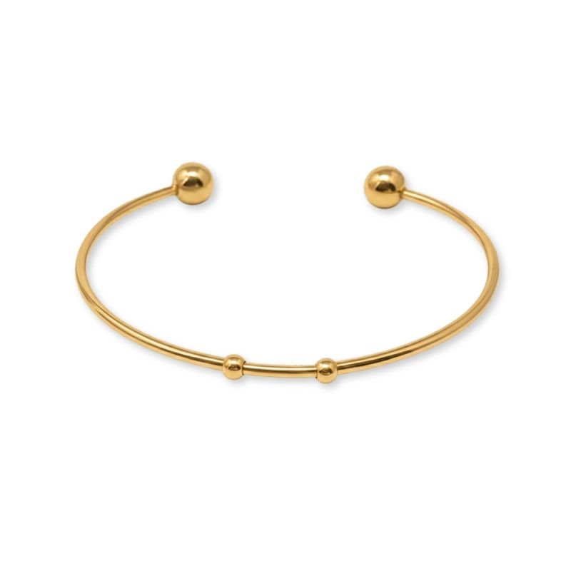 Pulseira Bracelete Fio para Pingentes em Aço Inox