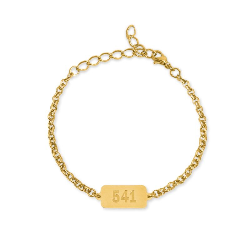 Pulseira Grabovoi 541 Fortalecer o Amor Sequência Numérica em Aço Inox