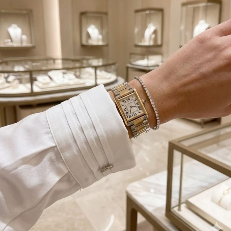 Pulseira Riviera Zircônias 2.5mm Ponto de Luz em Aço Inoxidável